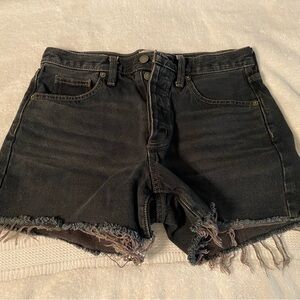 Women’s size 6 black jean shorts